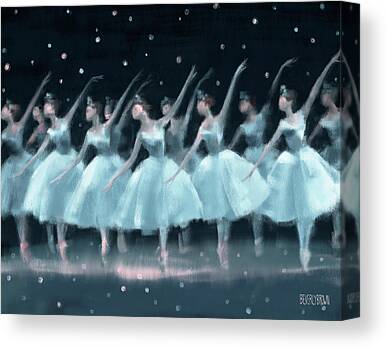Nutcracker Ballet Canvas Prints
