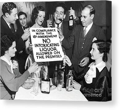 The Night Prohibition Ended - Vintage Speakeasy Decor Wall Art