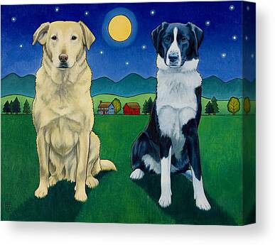 Farm Dog Canvas Prints Wall Art for Sale Fine Art America