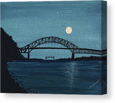 Cape Cod Canal Canvas Prints