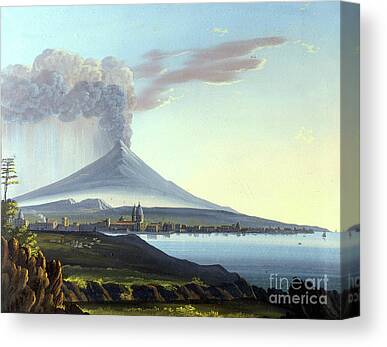 Volcanic Activity Paintings Canvas Prints