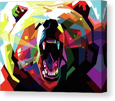 Drawing Of A Dog In Wpap Pop Art - Diamond Paintings 