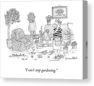New Yorker Cartoons Call Canvas Prints
