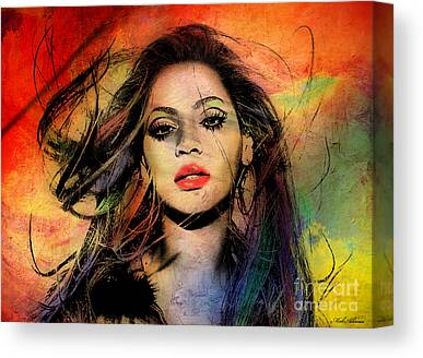 Single Woman Canvas Prints