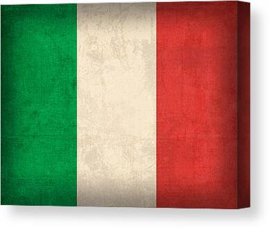 Italian Flags Canvas Prints