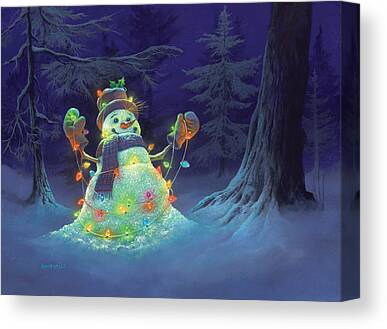 Snowmen Canvas Prints