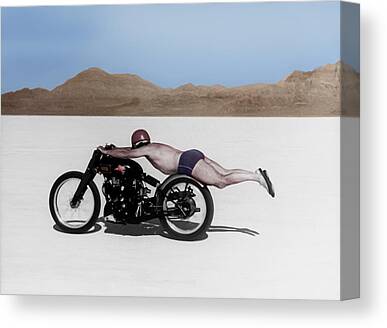 Triumph Motorcycle Canvas Prints