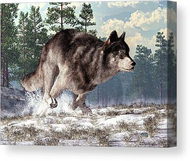 Night Of The Werewolf, Aka Return Of Canvas Print / Canvas Art by Everett -  Fine Art America