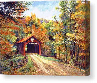 Country Roads Paintings Canvas Prints