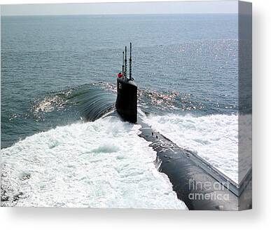 USN Navy Photo Print USS CINCINNATI SSN 693--Nuclear Powered Attack Submarine 