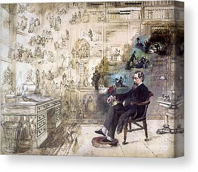 Charles Dickens Canvas Prints