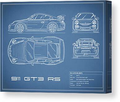 Blueprint Canvas Prints