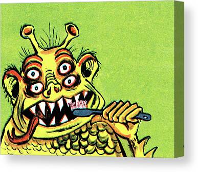 Bad Tooth Canvas Prints
