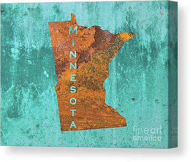 Minnesota River Mixed Media Canvas Prints