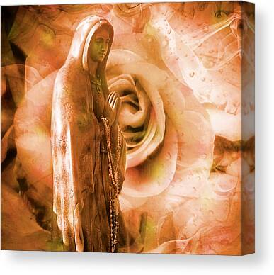 Our Lady Guadalupe Painting 4x6 Canvas Original Artwork Acry - Inspire  Uplift