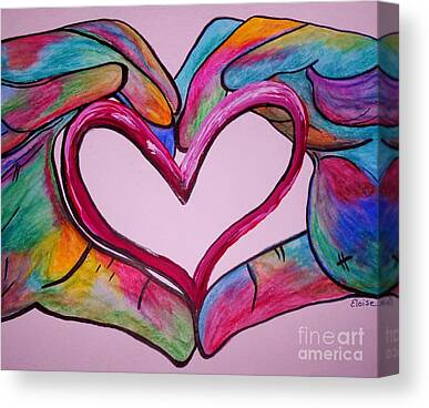 My Heart In Your Hand Canvas Prints