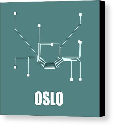 Designs Similar to Oslo Teal Subway Map