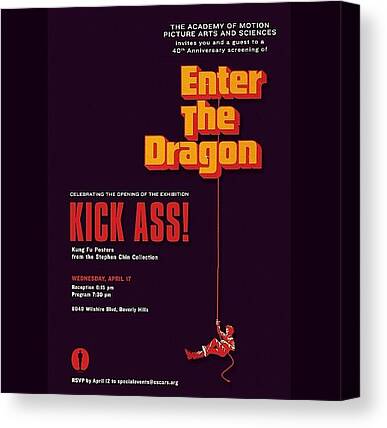 Enter The Dragon Canvas Prints