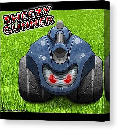 Sweezy Canvas Prints