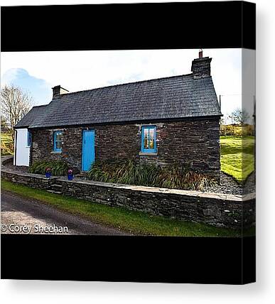 Irish Cottage Canvas Prints