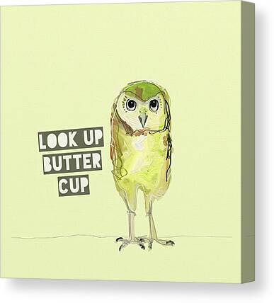 Baby Owls Canvas Prints