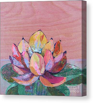 Pink Lotus Flower Canvas Prints | Fine Art America