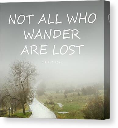 Canvas Art - Not all who wander are lost by Guido Montanes Castillo