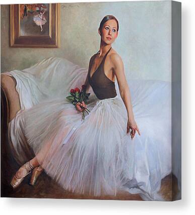 Ballet Shoes Paintings Canvas Prints