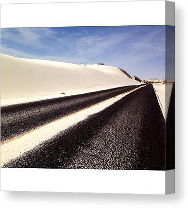 White Sands New Mexico Canvas Prints