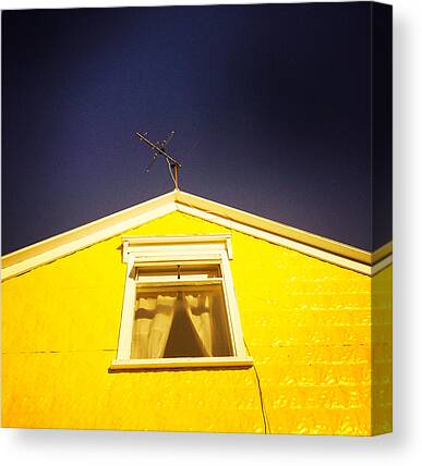 Blue And Yellow Canvas Prints
