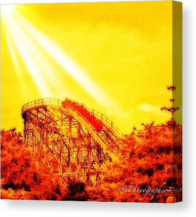 Rollercoaster Canvas Prints