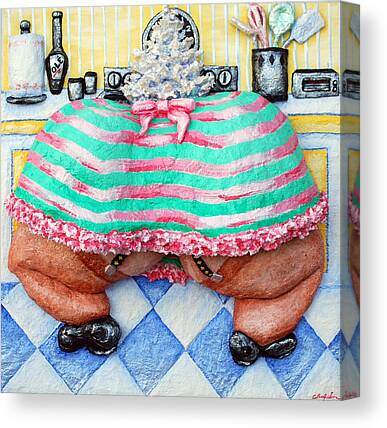 Do Your Boobs Hang Low..? Canvas Print / Canvas Art by Alison Galvan -  Fine Art America