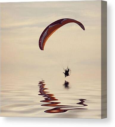 Paragliding Canvas Prints
