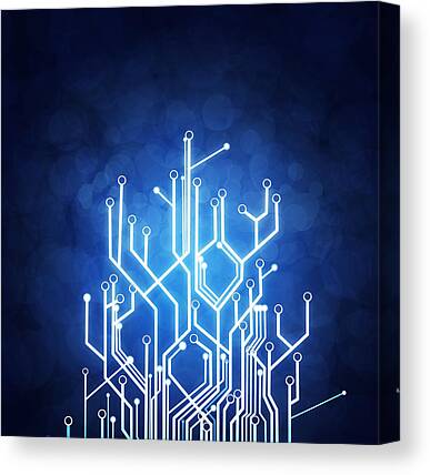 Integrated Circuit Canvas Prints