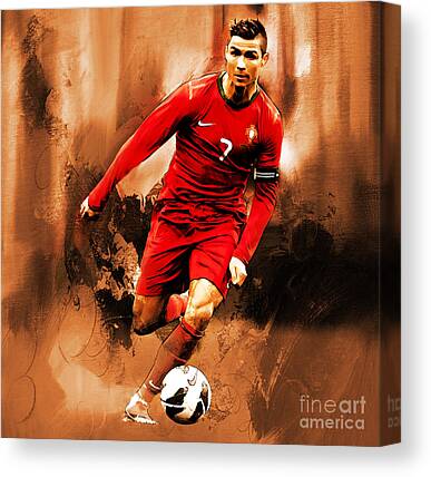 Cristiano Ronaldo Juventus Football Club Canvas Wall Art Picture Print 50x76cm 