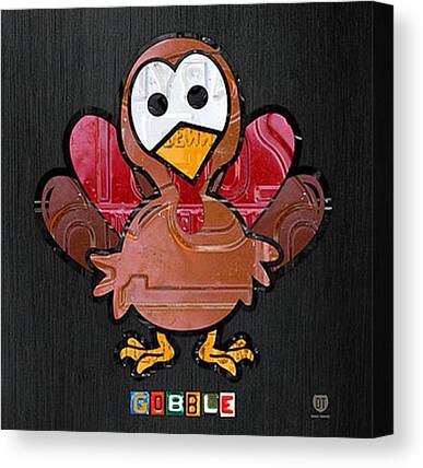 Thanksgiving Turkey Canvas Prints