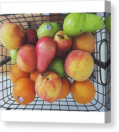 Fruits Basket Canvas Prints