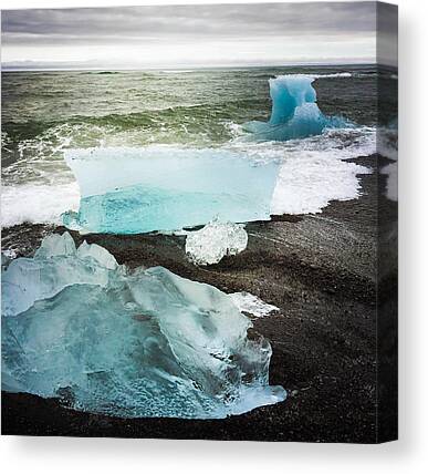 Icebergs Canvas Prints