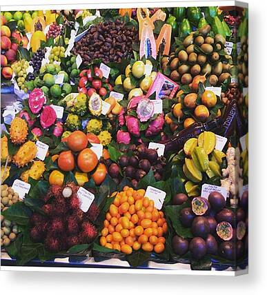 Exotic Fruits Canvas Prints