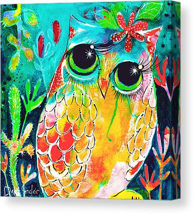 Hoot Canvas Prints