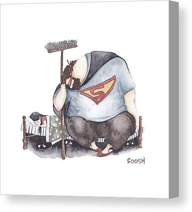 Superhero Canvas Prints