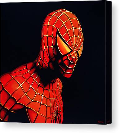 Spider Web Canvas Prints