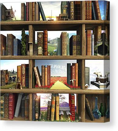 Books Canvas Prints