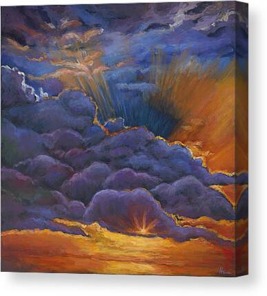 Prairie Sunset Canvas Prints