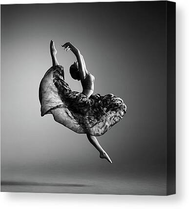 Ballerina Image Canvas Prints
