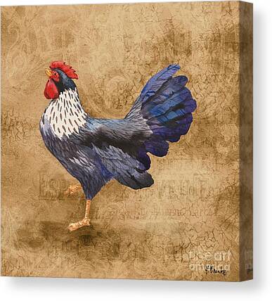 A250 Farm Rooster Chicken Hen Funky Animal Canvas Wall Art Large Picture Prints 