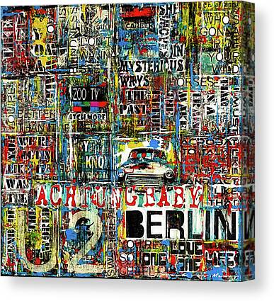 Achtung Baby Giclee Canvas Album Picture Art U2