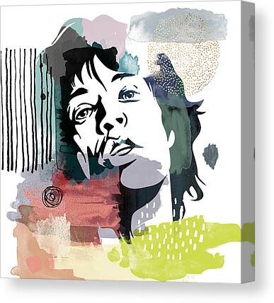 Mick Jagger Canvas Prints