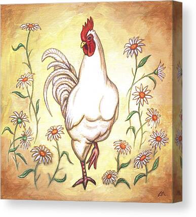 Rooster Feathers Poster by Annie Babineau - Fine Art America
