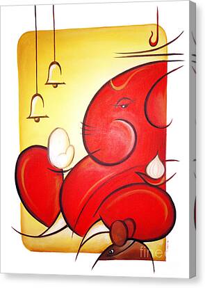 Abstract Ganesha Canvas Prints Fine Art America In my opinion, presenting a painting on a cardboard board looks cheap to a collector even if linen is mounted on it. abstract ganesha canvas prints fine